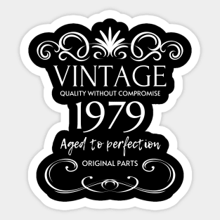 Vintage 1979 - Birthday Gift For Men Sticker